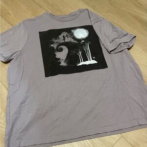 Disney  Nightmare Before Christmas T-Shirt Gray, Short Sleeve, 3X